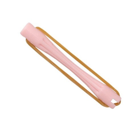 BIGUDIES PLASTICO Nº1 ROSA 12uds.